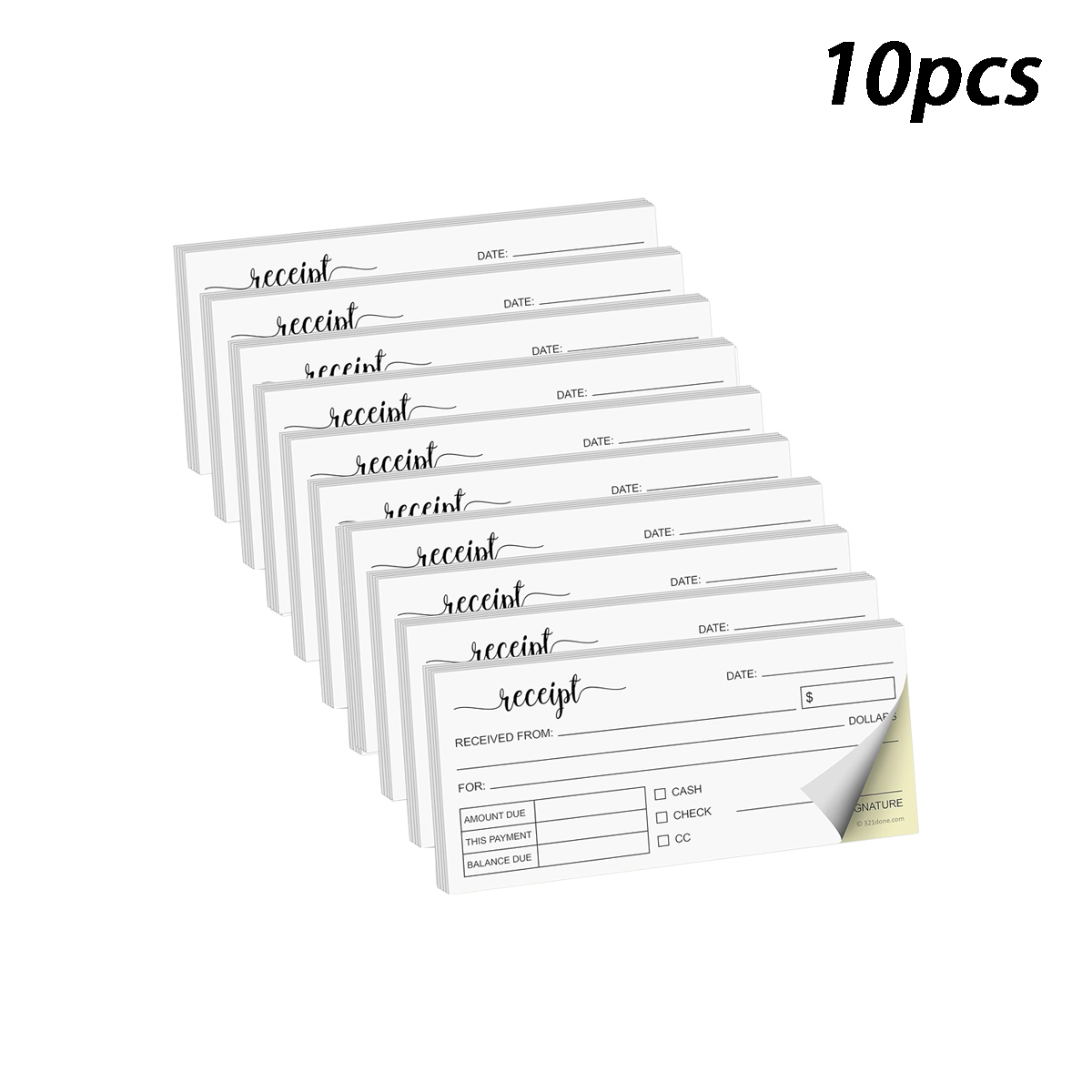 Carbon Copy Book - 10 boeken, 150 exemplaren in totaal,