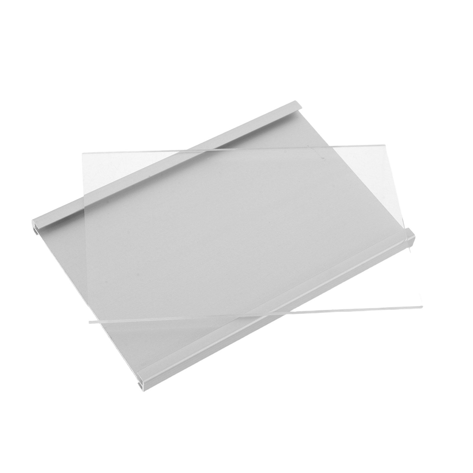 Desk Name Plate - Zelfklevende hangende aluminium naamplaatjehouder .5cmx12cm Bureau