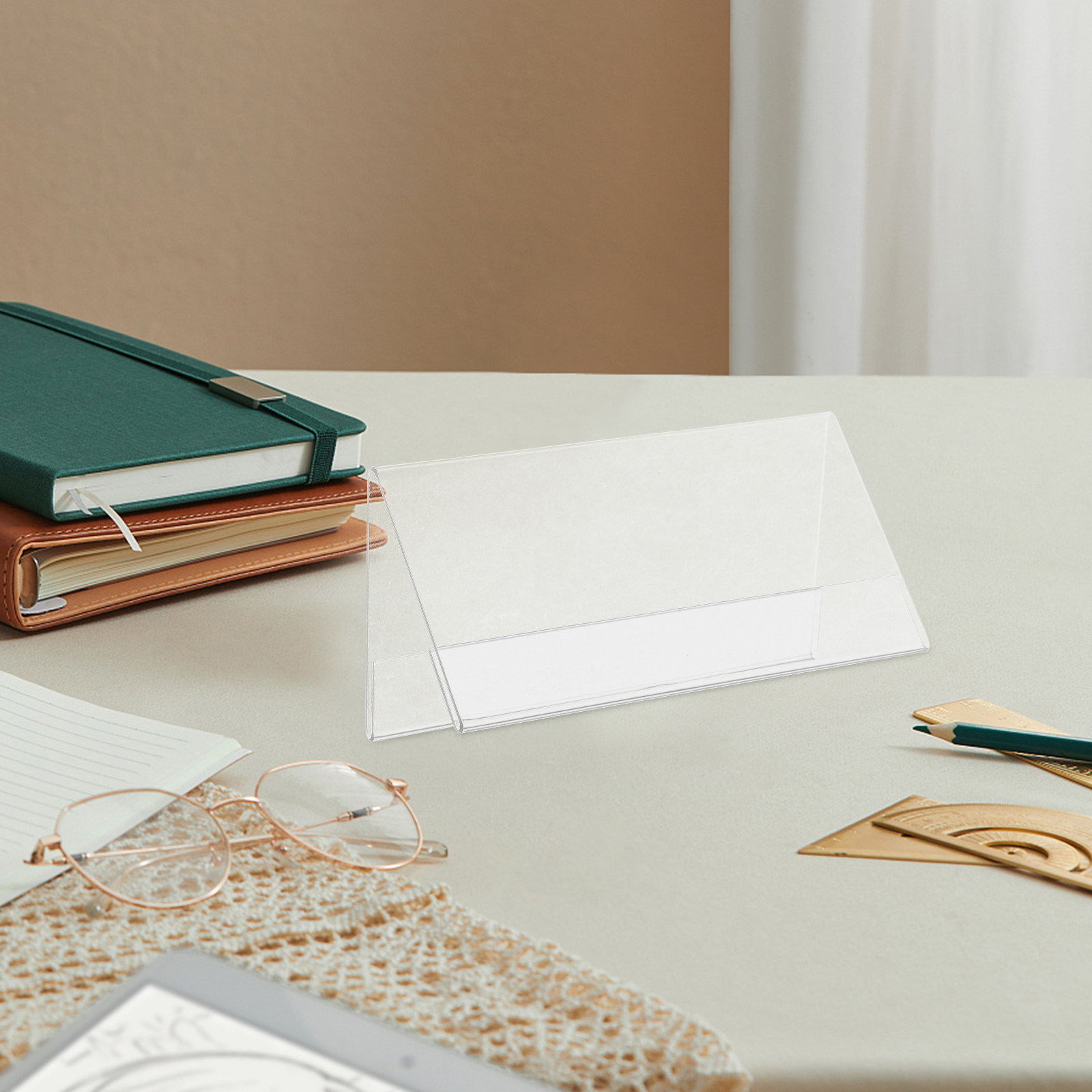 Desk Name Plate - 10 stuks - Vormige Tafeltent Naambordhouders,