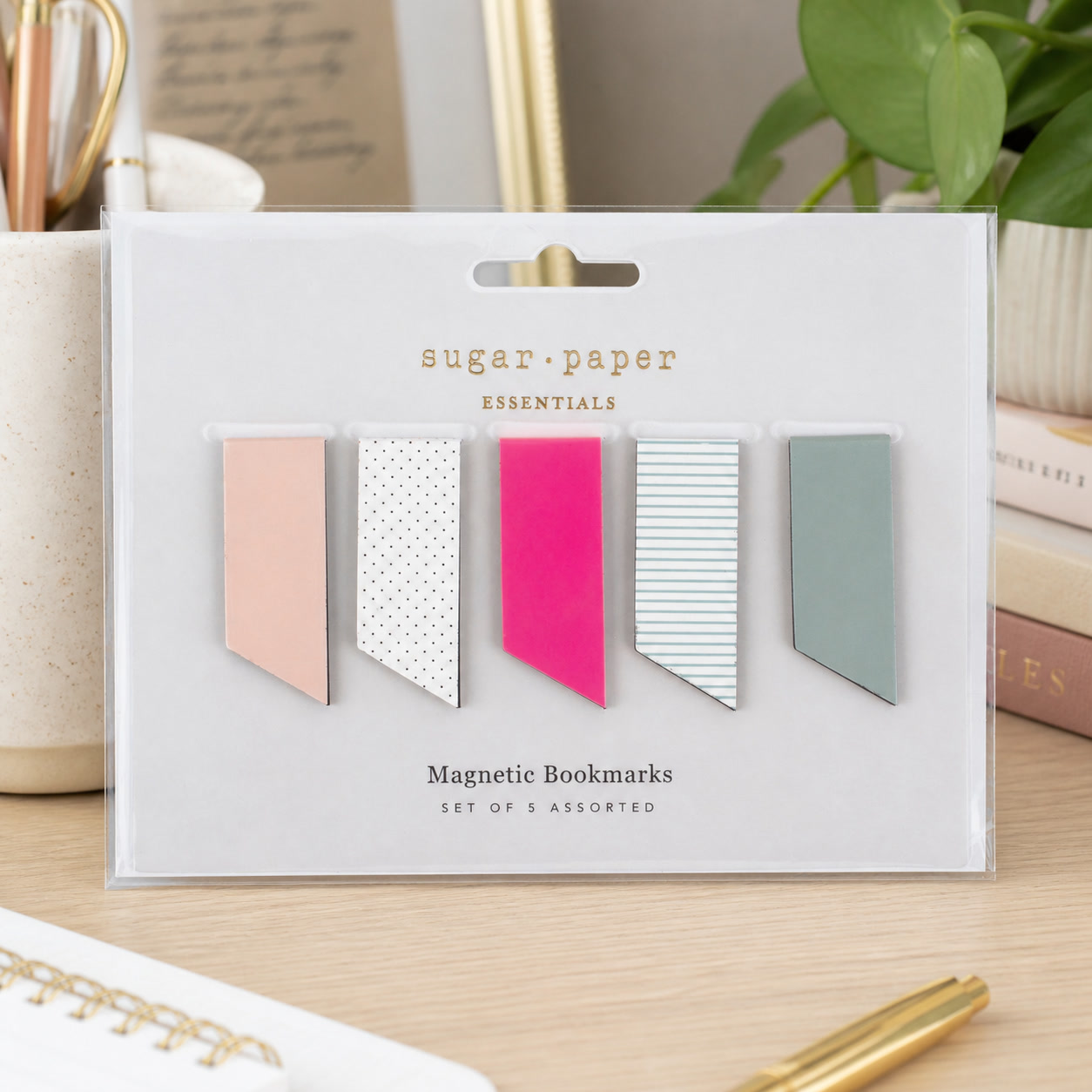 Paperclip Magnetic Set - Magnetische bladwijzerset met stijlvolle paperclips voor
