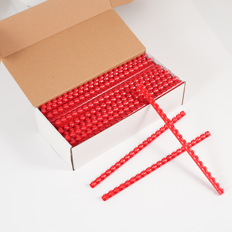 Binding Comb Plastic - ReadStar 50/100PCS Rode PVC Bindschorten A4
