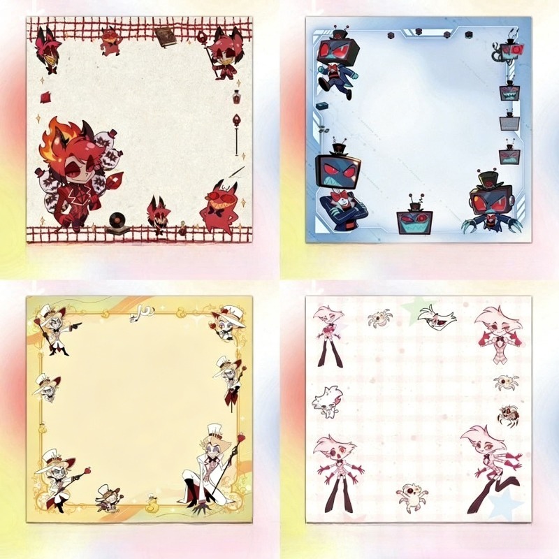 Stationery Office - 4 stuks Hazbin Hotel Zestial &
