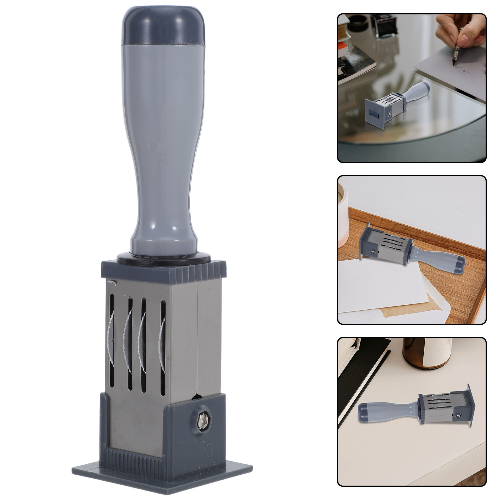 Self Inking Stamp - Draagbare handzame datumstempel, zelfinktende roterende datumstempel,