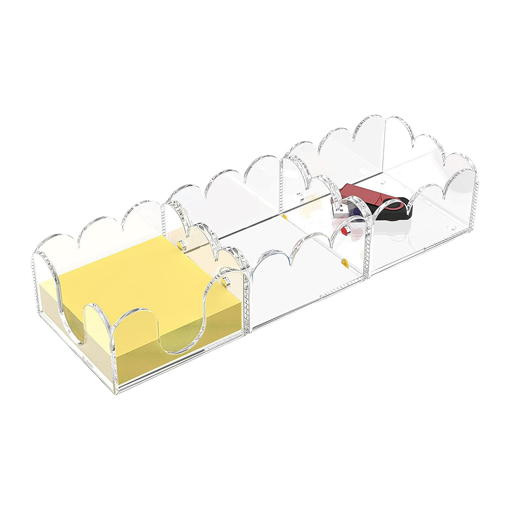Paperclip Magnetic Set - Magnetische 3-in-1 acryl notitiehouder: moderne organizer