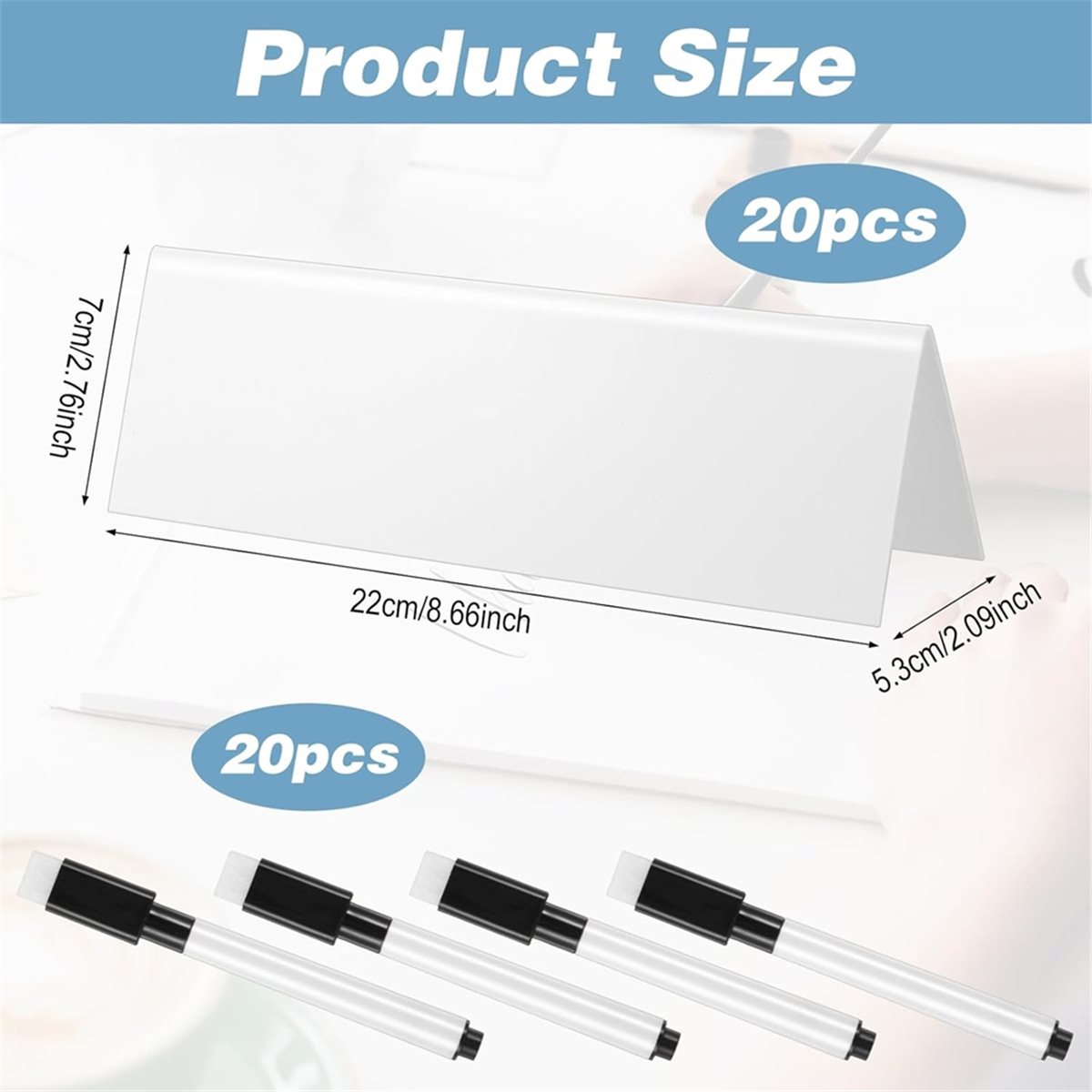 AB09 20 stuks droog uitwisbare - Desk Name Plate recensie en prijs