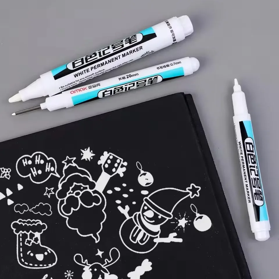 0.7/1.0/2.5MM Witte Permanente - Stationery Supply recensie en prijs