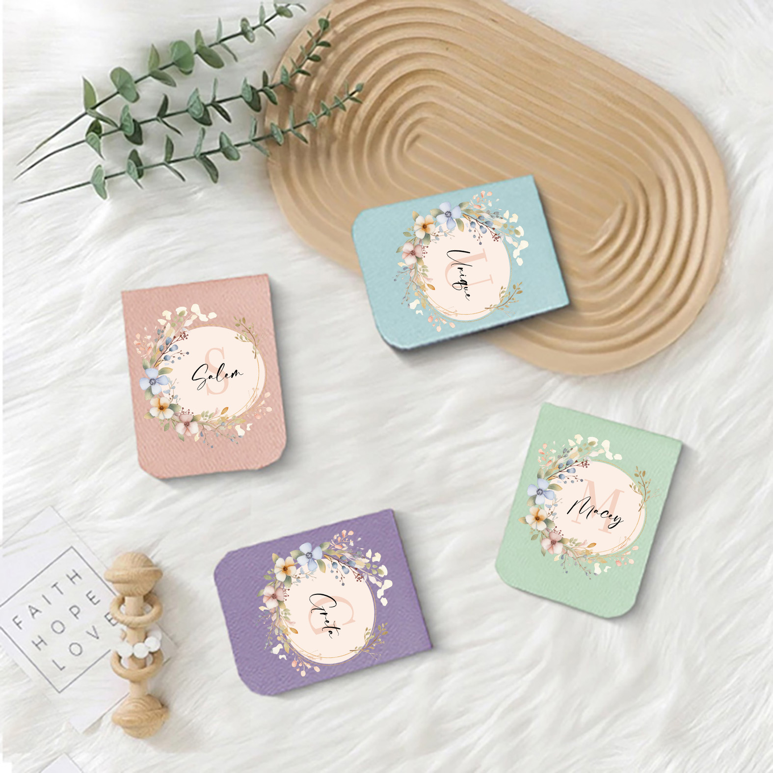 1pc naam bladwijzer met spiege - Bookmark Magnetic Clip recensie en prijs