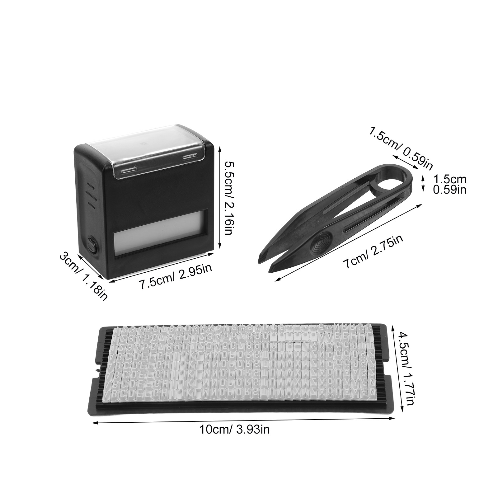 1Set ABS Zelfinktende DIY Stem - Self Inking Stamp recensie en prijs