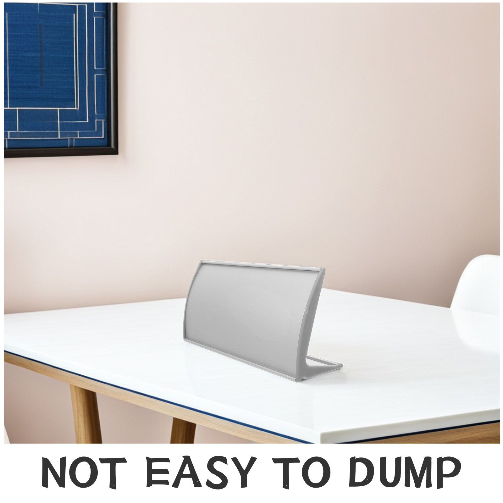 Lege gebogen bureau-naambordho - Desk Name Plate recensie en prijs