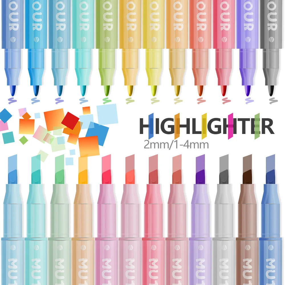 Markeerstiften met dubbele kop - Highlighter Set Pastel recensie en prijs