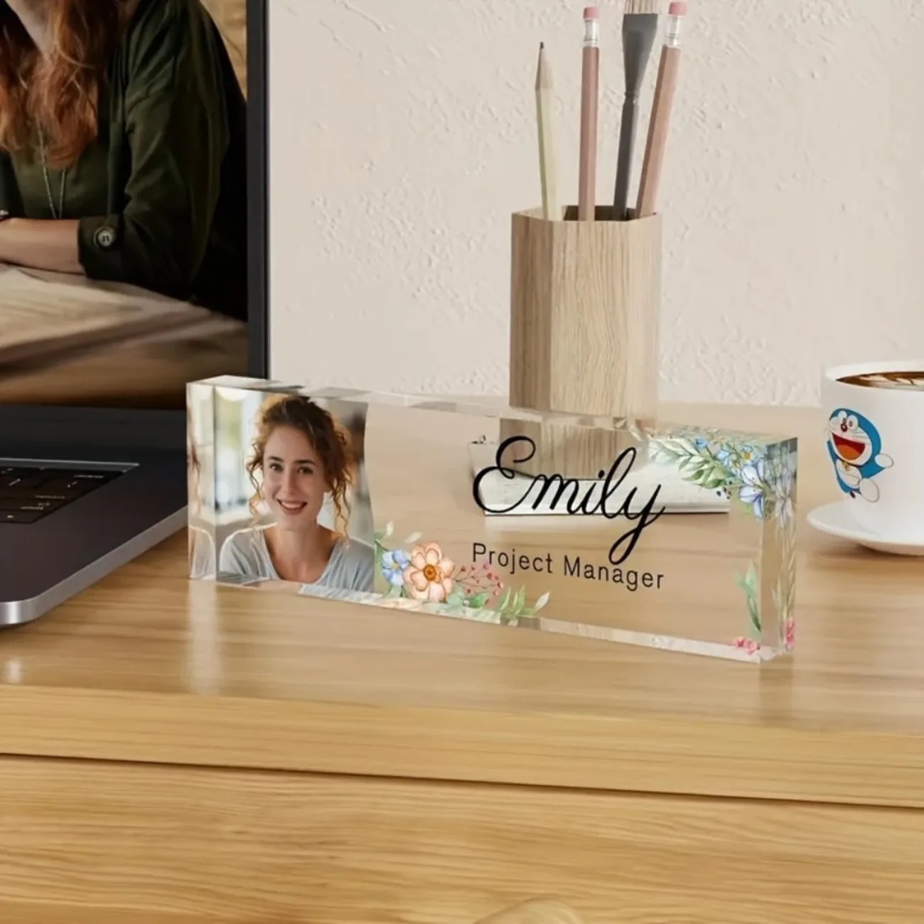 1 stuks gepersonaliseerde bloe - Desk Name Plate recensie en prijs