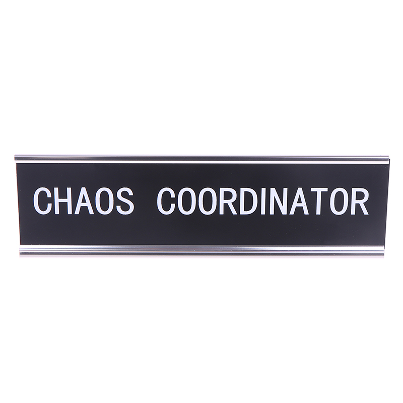 Bureaubord Grappige borden Wer - Desk Name Plate recensie en prijs