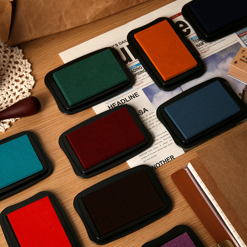12 kleuren vintage effen kleur - Self Inking Stamp recensie en prijs