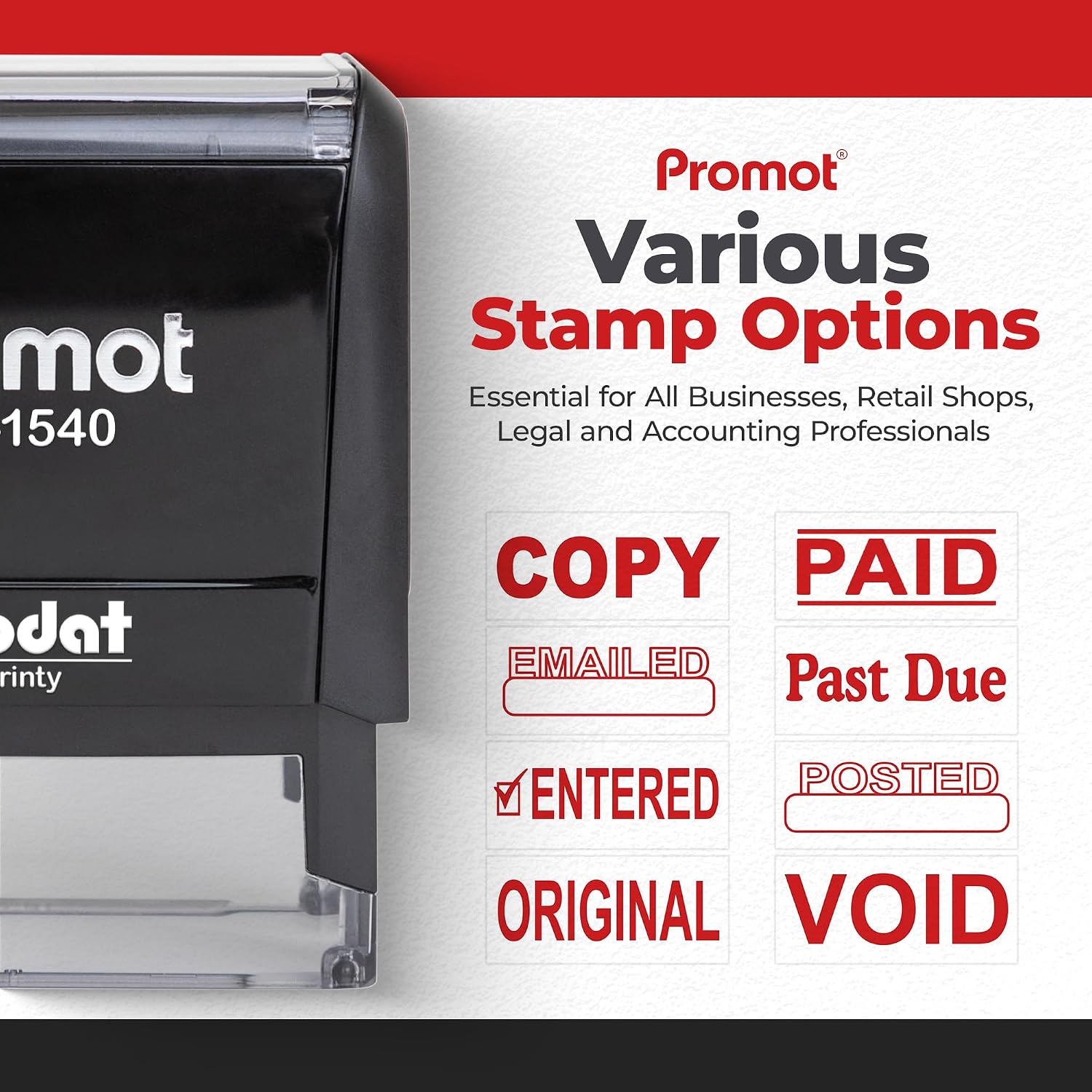 Zelfinktende betaalde stempel  - Self Inking Stamp recensie en prijs