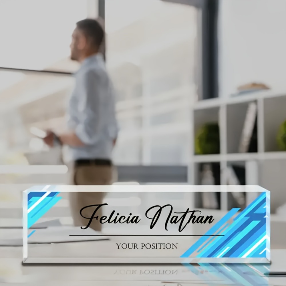 1 stuk op maat gemaakt acryl b - Desk Name Plate recensie en prijs