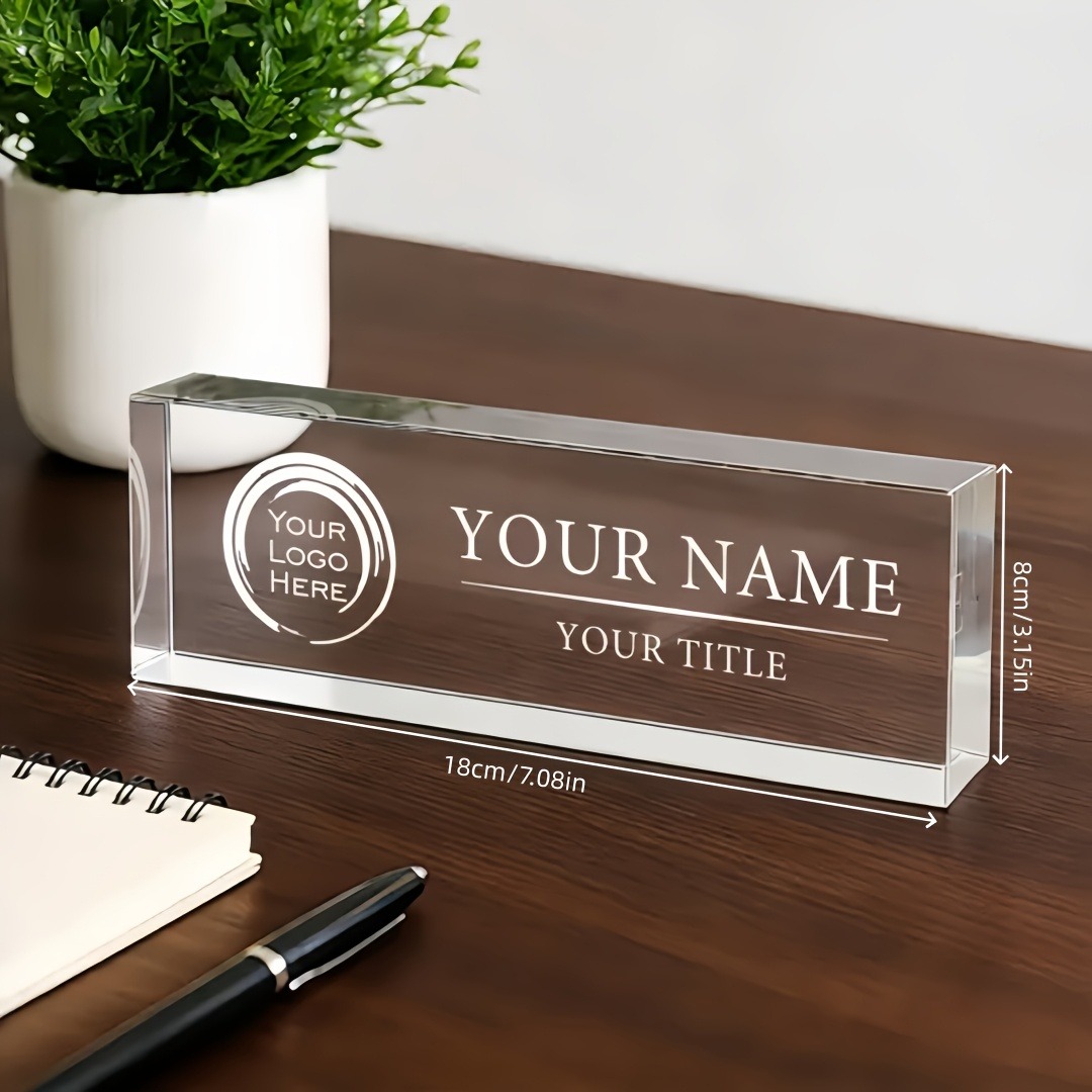 2D platte gepersonaliseerde ac - Desk Name Plate recensie en prijs