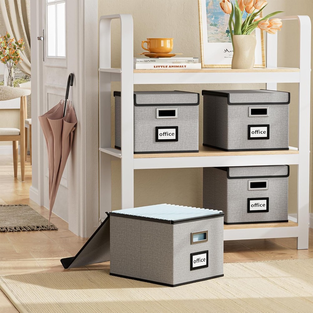 Inklapbare opbergbox met dekse - File Folder Hanging recensie en prijs