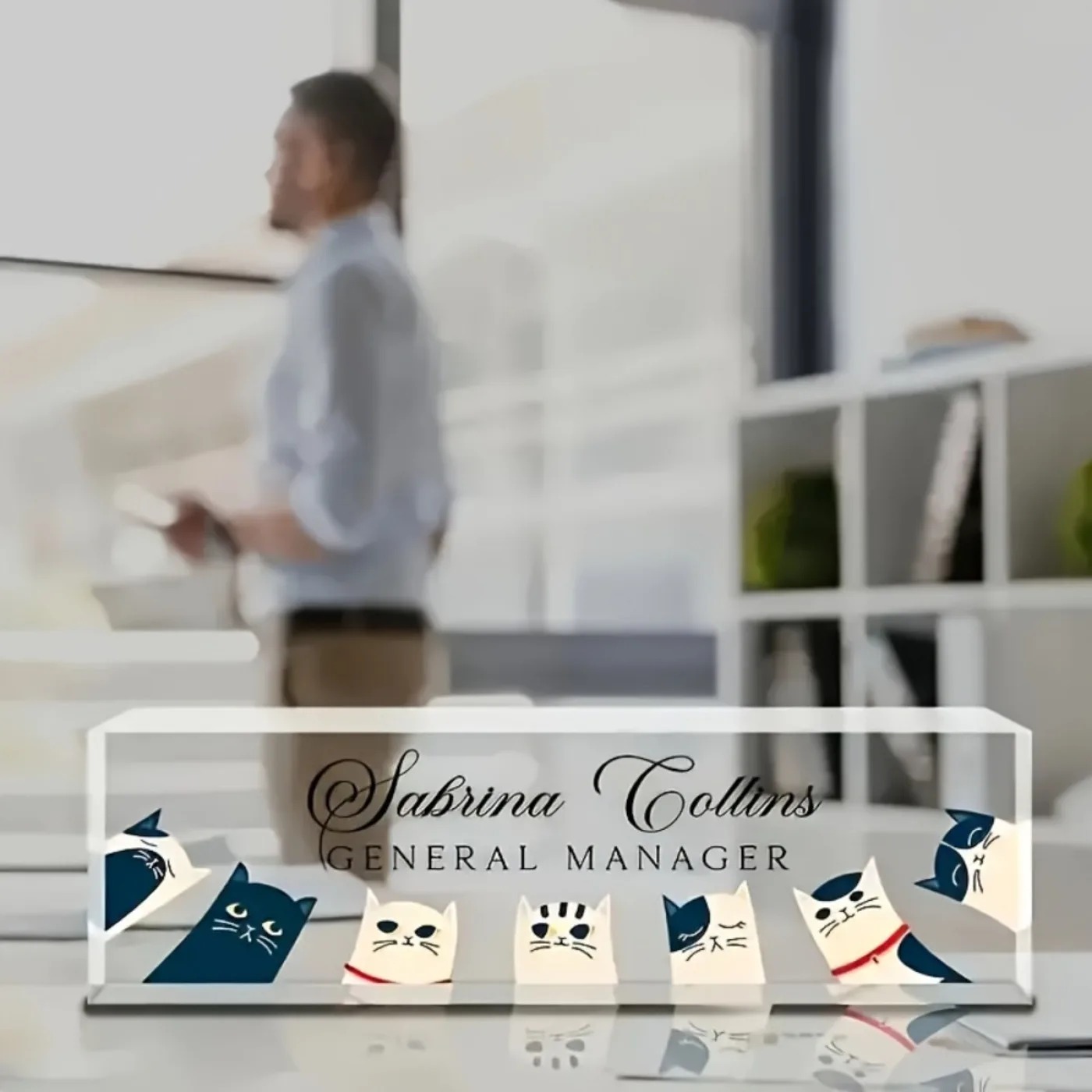 [2D Plat] Op maat gemaakt tran - Desk Name Plate recensie en prijs