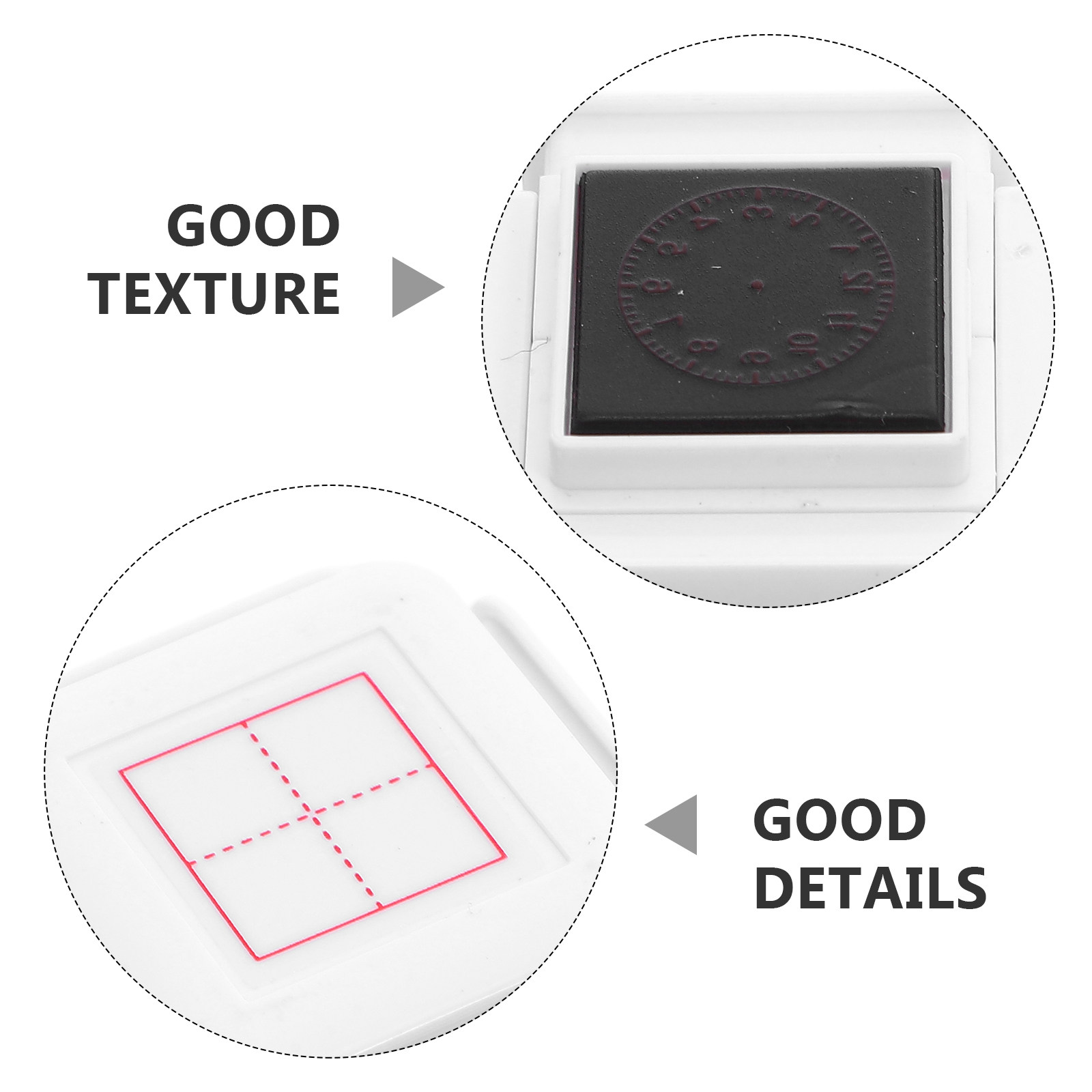 Zeshoekige leerstempel, zelfin - Self Inking Stamp recensie en prijs
