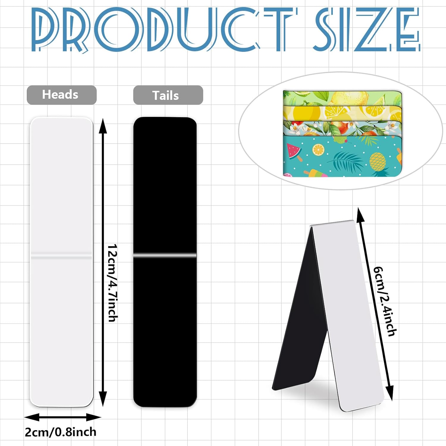 15 stuks blanco sublimatie mag - Bookmark Magnetic Clip recensie en prijs