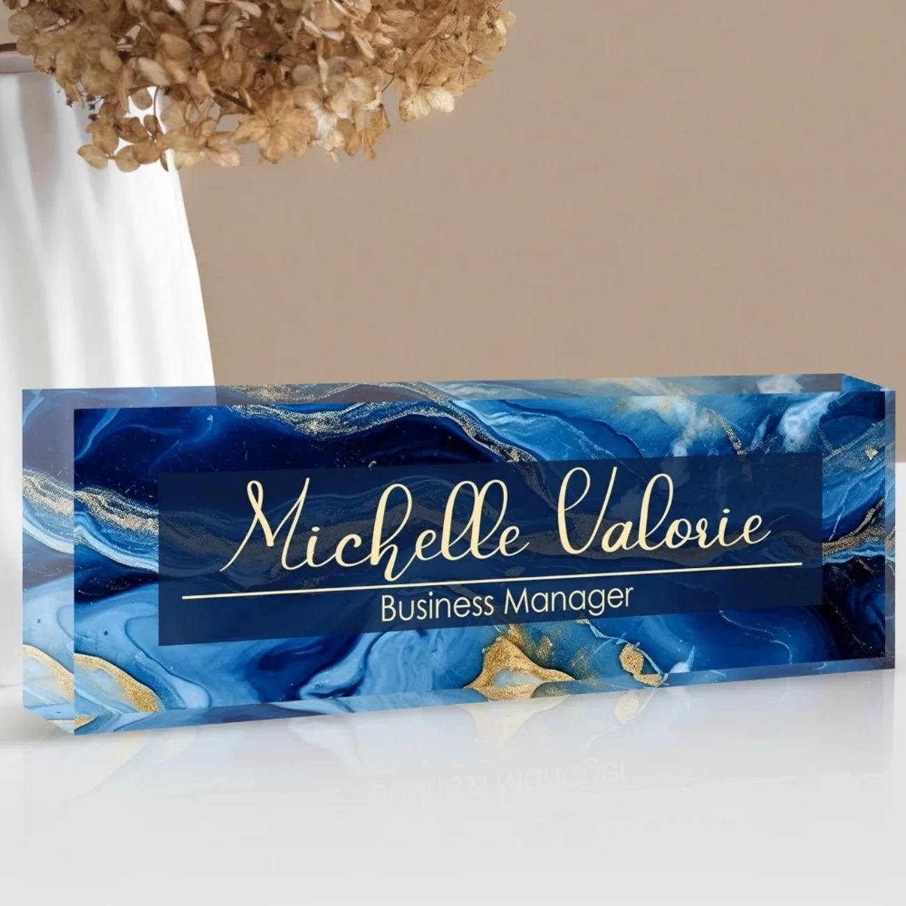 [2D Plat] Aanpasbaar acryl bur - Desk Name Plate recensie en prijs