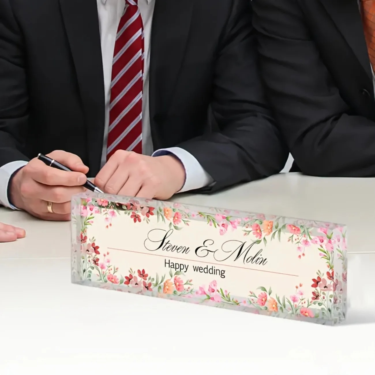 Aanpasbaar 2D acryl bureauname - Desk Name Plate recensie en prijs